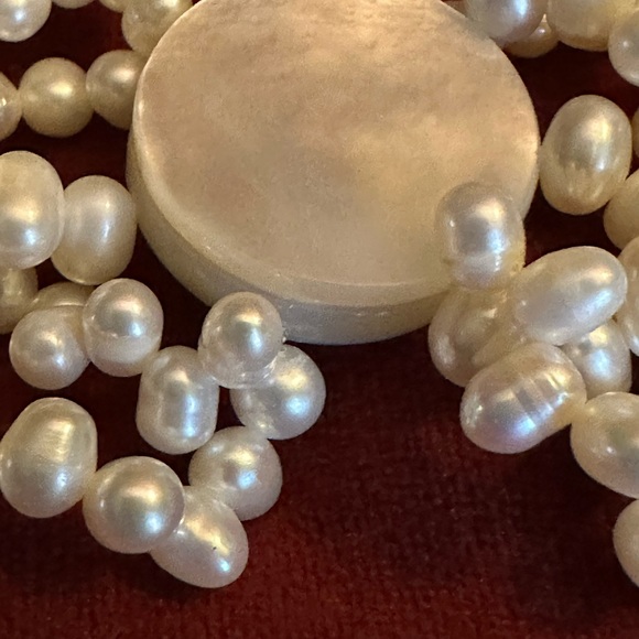Vintage pearl choker necklace - Picture 4 of 7